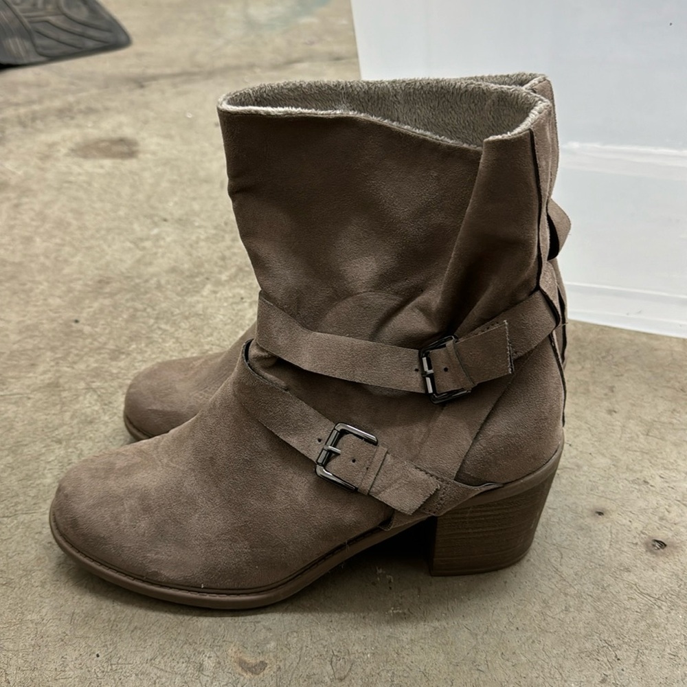 A New Day Slouchy Suede Heeled Boots